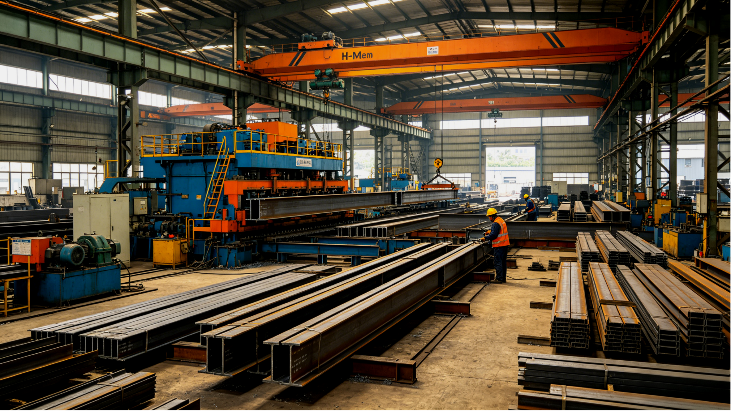 ABOKE Certified Industrial Steel Structure Workshop Production Line