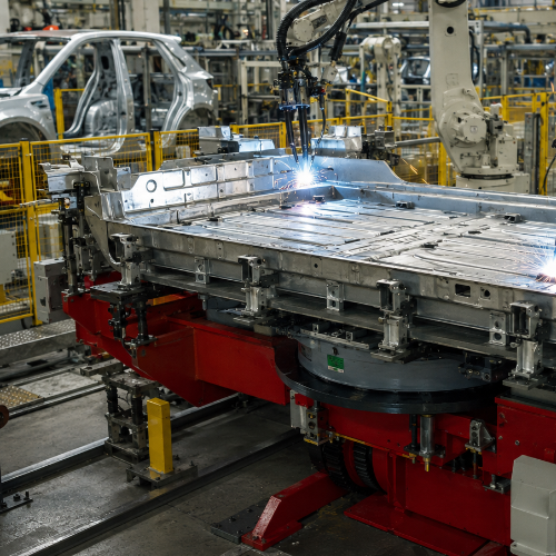 Automotive manufacturing welding turntable applications