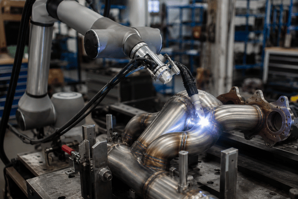 Deangelo Marine Exhaust — TIG welding marine engine exhaust components