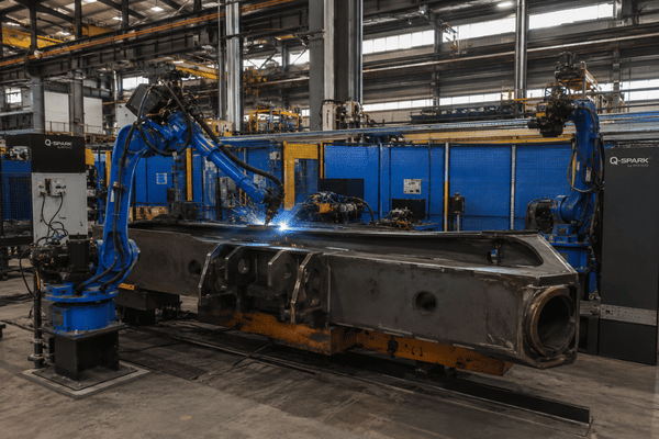 Robotic Welding for Heavy Equipment Fabrication