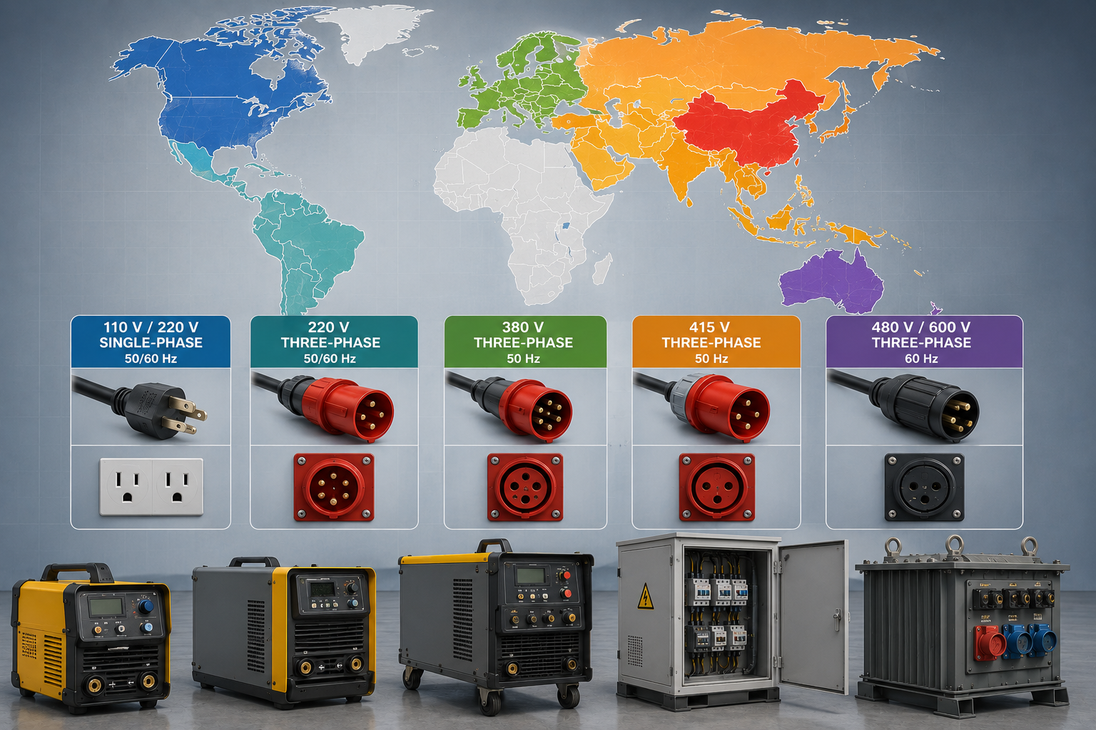 Power Source Configuration for Global Markets
