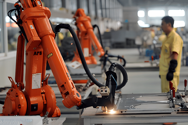 ABOKE Q-Spark Robotic Welding Cell System Overview