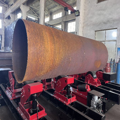 ABOKE Pipe Welding Rotator Manufacturing Facility - Production Line View 3