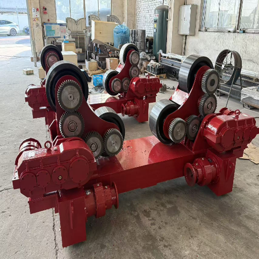ABOKE Pipe Welding Rotator Manufacturing Facility - Production Line View 7