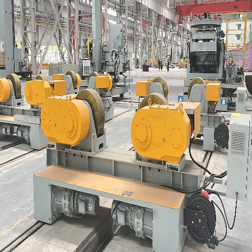 ABOKE Pipe Welding Rotator Manufacturing Facility - Production Line View 9