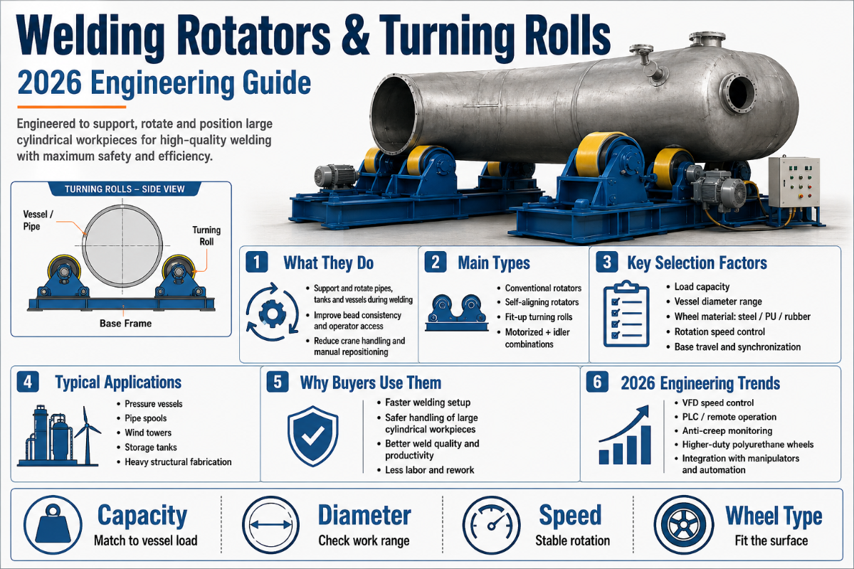 Welding Rotators & Turning Rolls: 2026 Engineering Guide