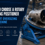 How to Choose a Rotary Welding Positioner Without Oversizing the Machine