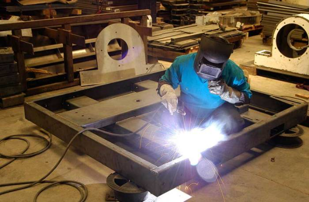 Heavy structural weldments and fabrication process