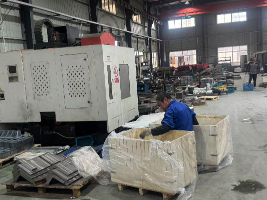 Aubrik CNC manufacturing facility handling production run