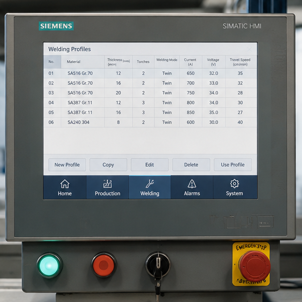 50+ Preloaded Welding Profiles