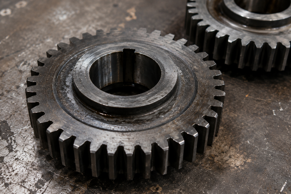 Industrial gear manufactured from forged 42CrMo and 40Cr alloy steels