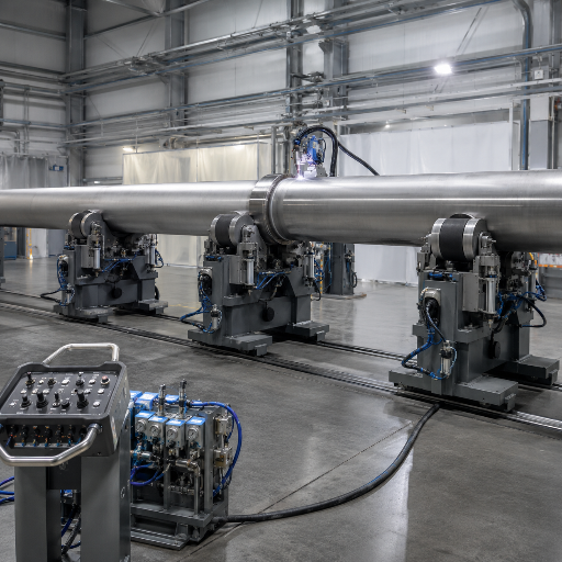 Nuclear pipe precision alignment welding