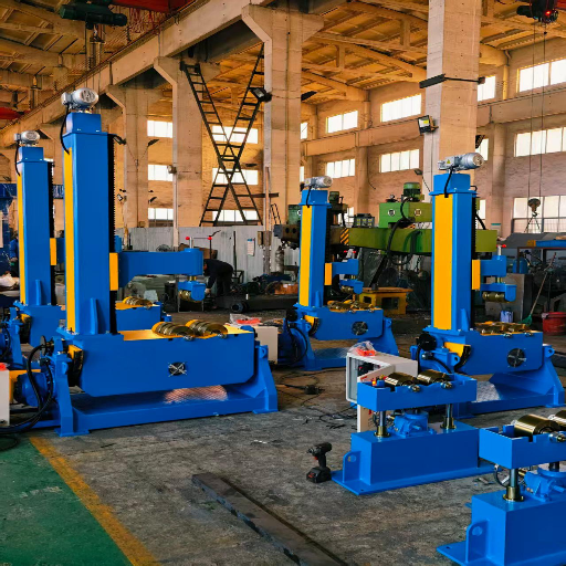 Pressure vessel welding assembly line