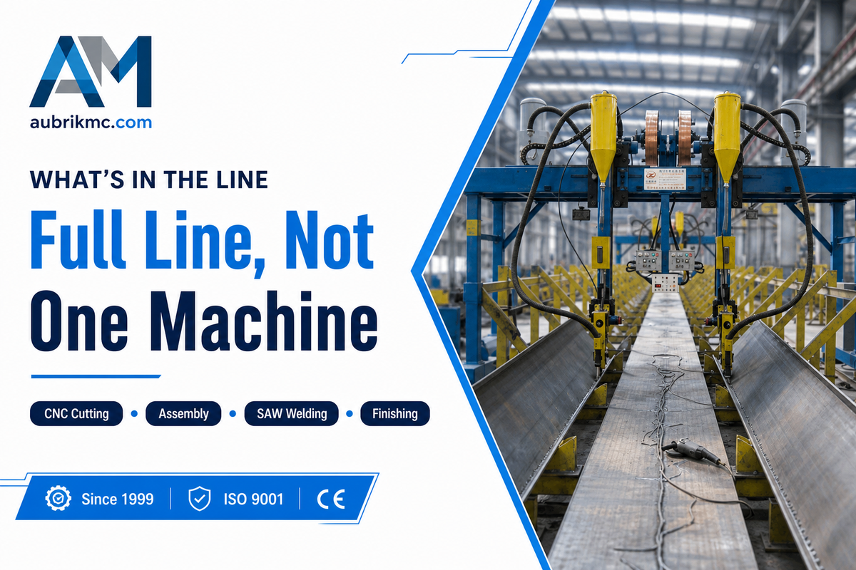 What an H-Beam & Steel Structure Production Line Includes — Aubrik