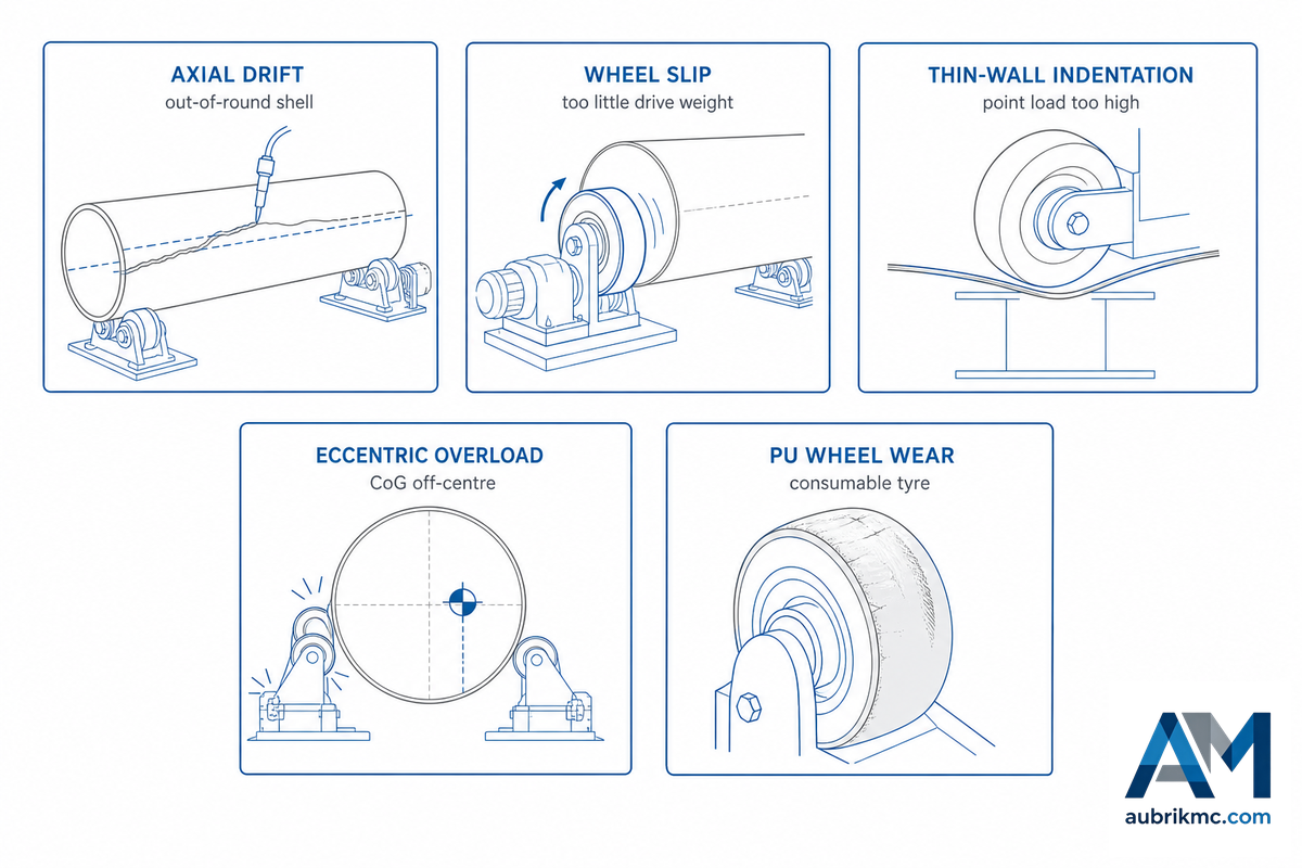 Field Failure Modes: Diagnosing Drift, Slip, Indentation and Overload — Aubrik