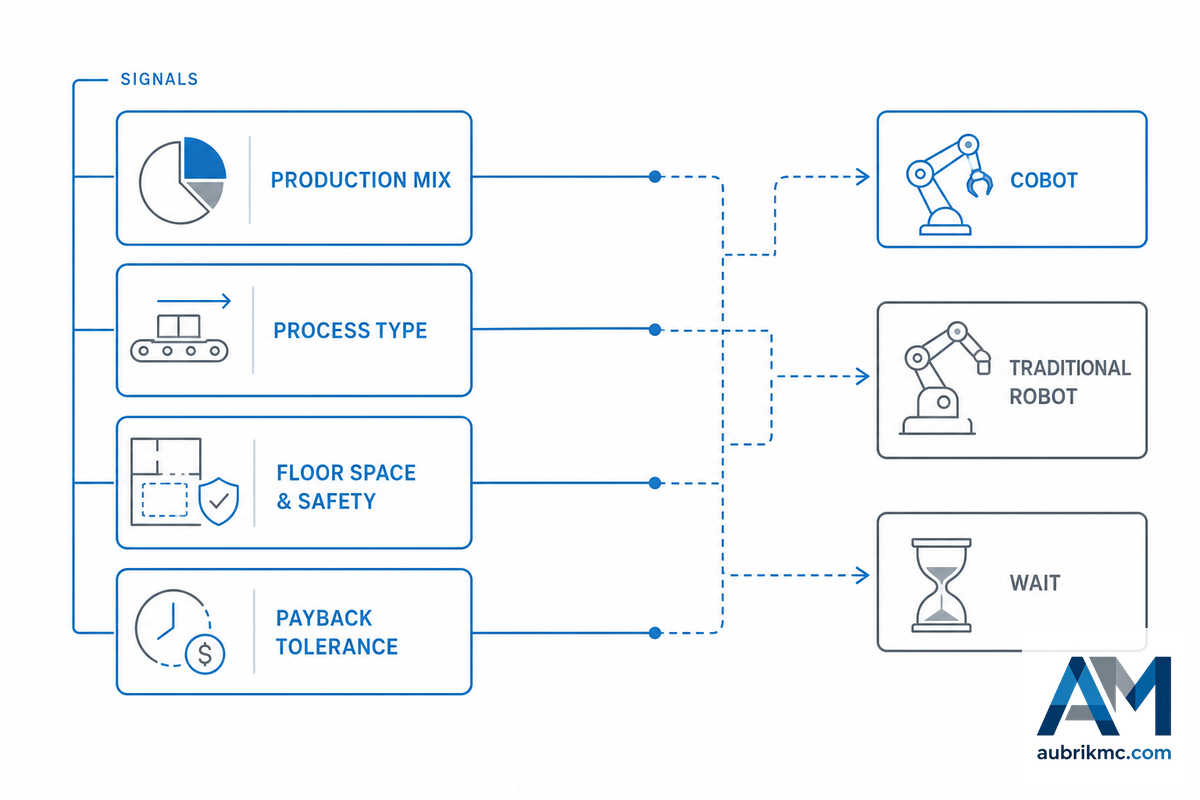 Cobot Welding Selection Framework: Is It Right for Your Shop? — Aubrik