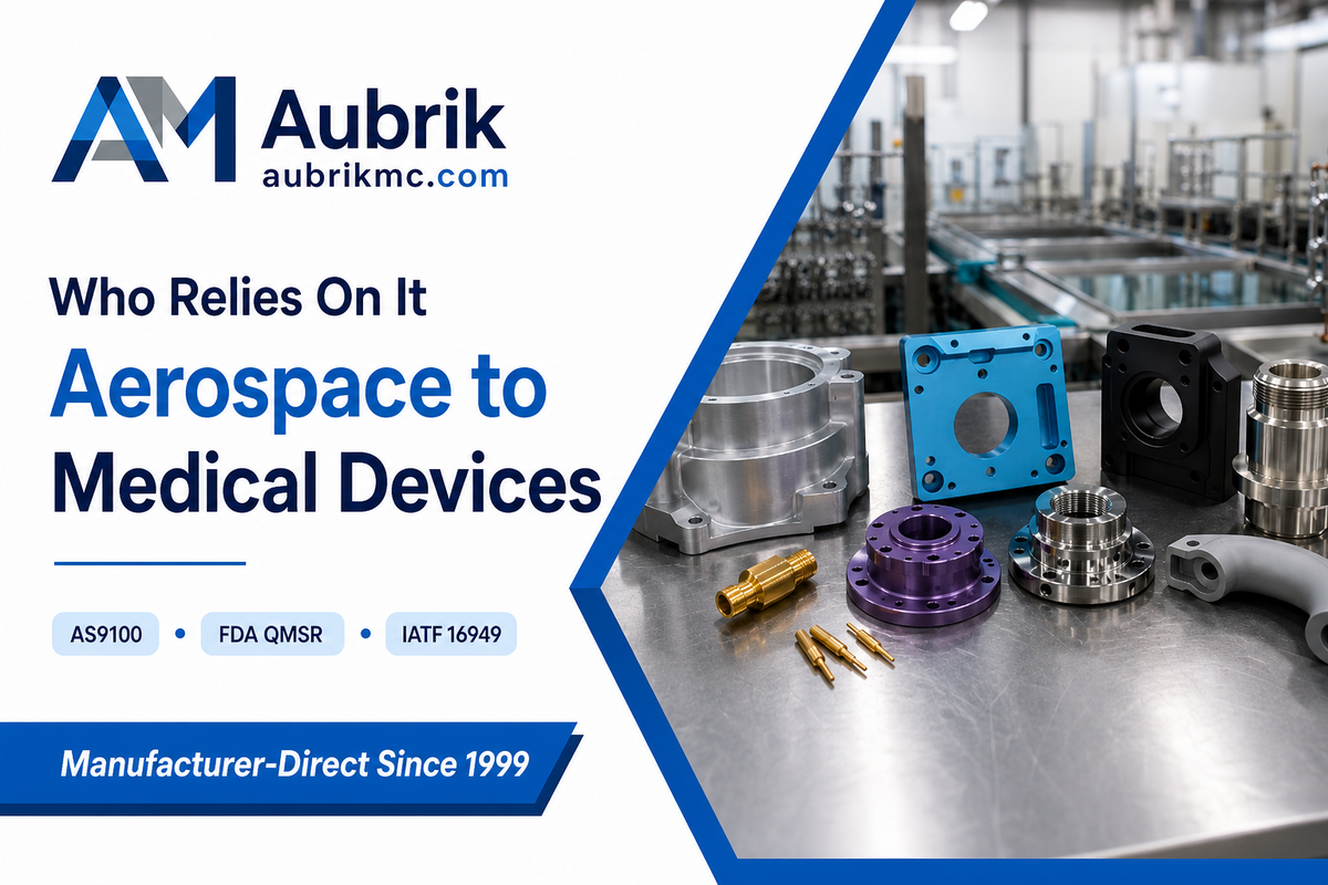 Industries That Rely on Custom CNC Machining — Aubrik