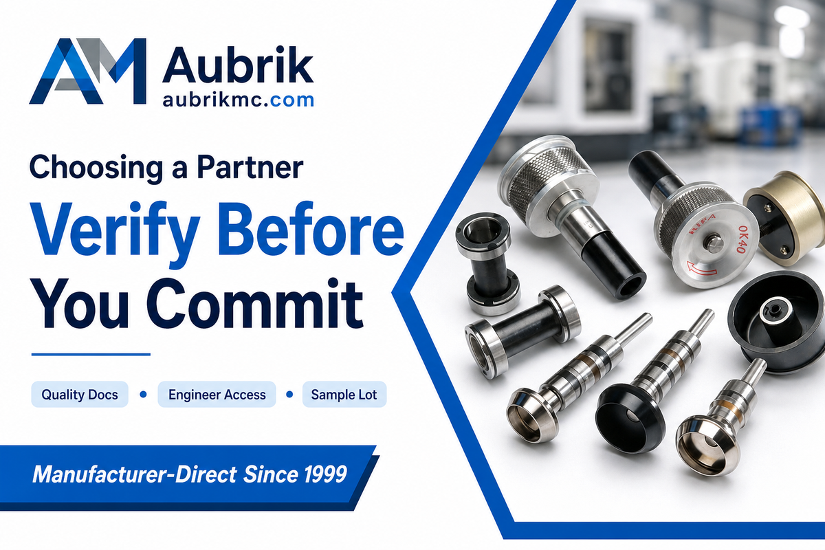 How to Evaluate a Custom CNC Machining Partner — Aubrik