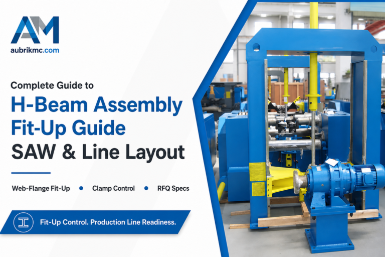 H-Beam Assembly Machine Guide: Fit-Up, SAW & Line Layout