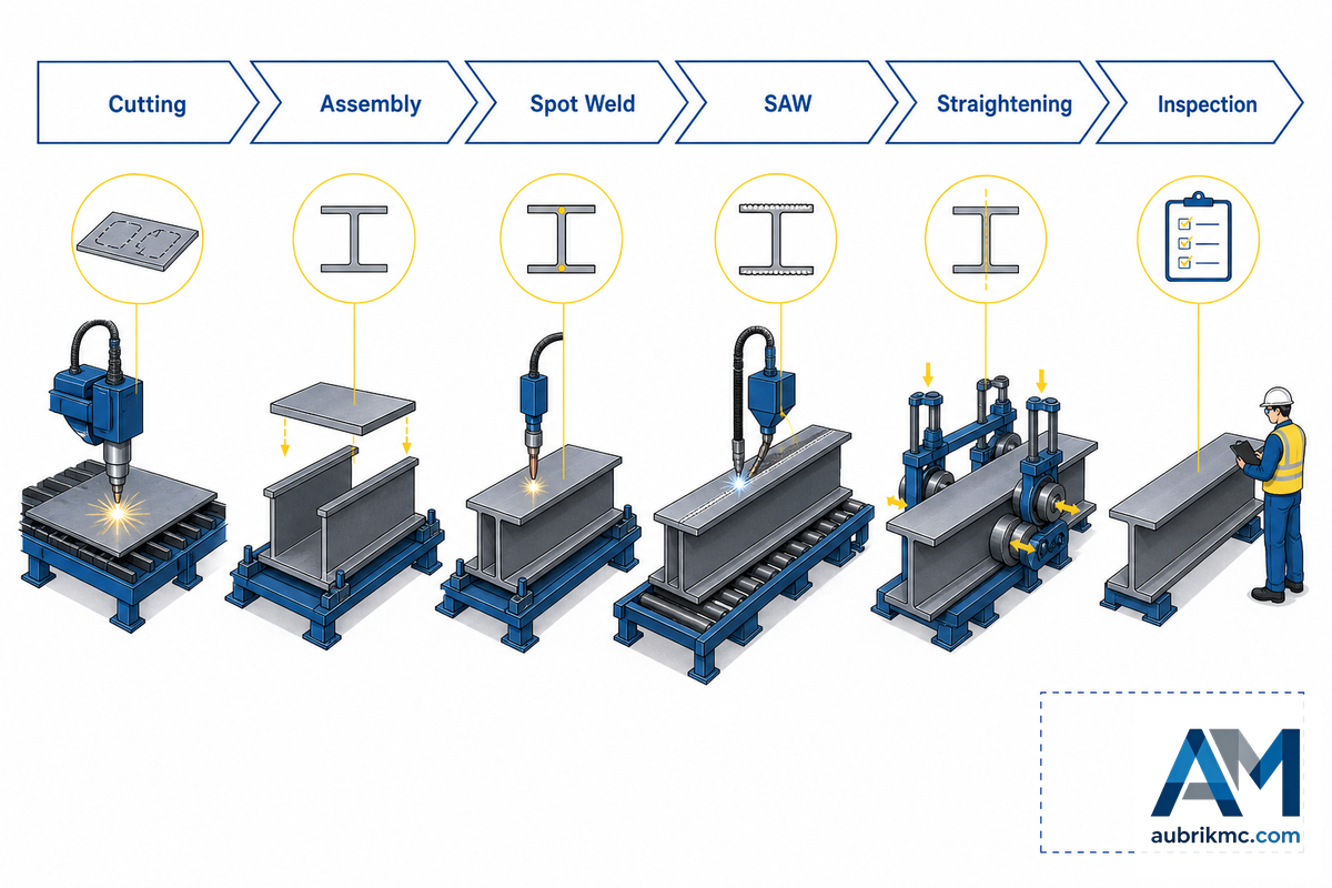 Where SAW, Spot Welding and Straightening Fit After Assembly — WUXI Aubrik