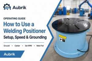How to Use a Welding Positioner: Setup, Speed & Grounding