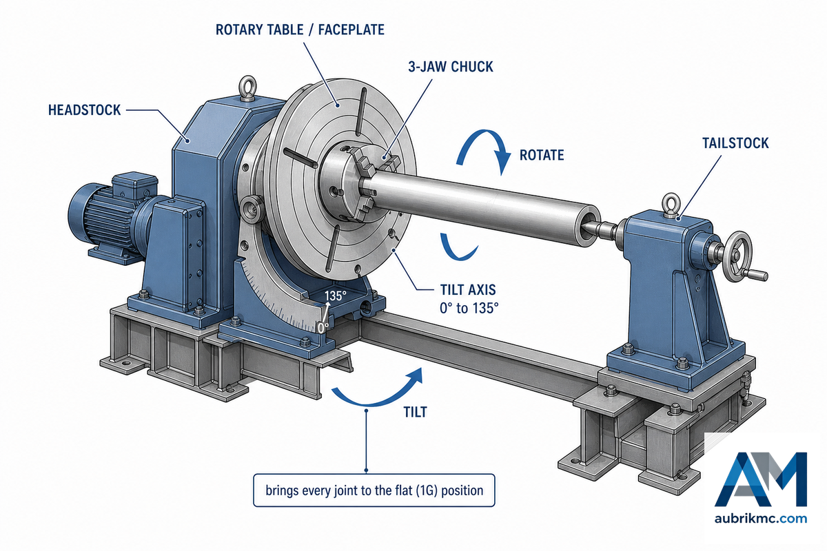 What a Welding Positioner Actually Does — Aubrik