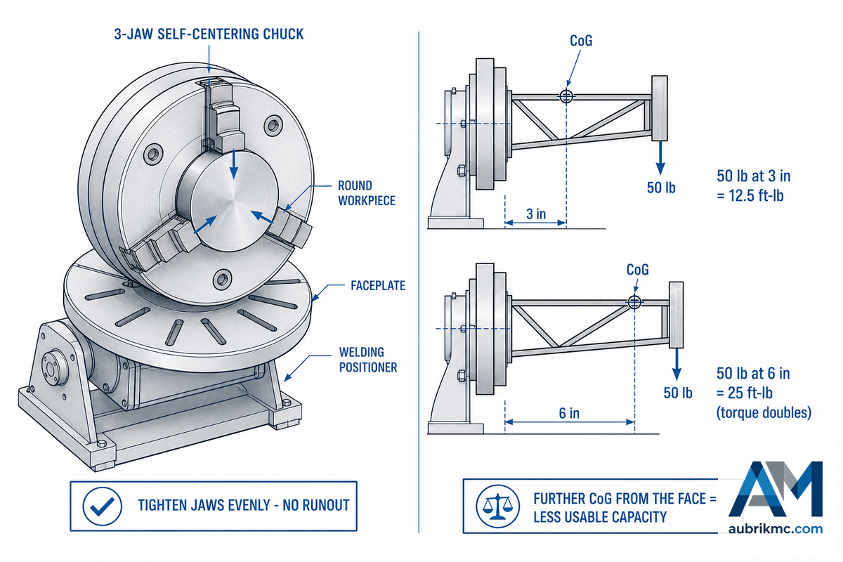 Step 2: Load and Center the Workpiece — Aubrik