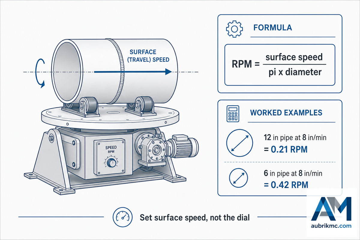 Step 3: Set Rotation Speed to Match Your Travel Speed — Aubrik