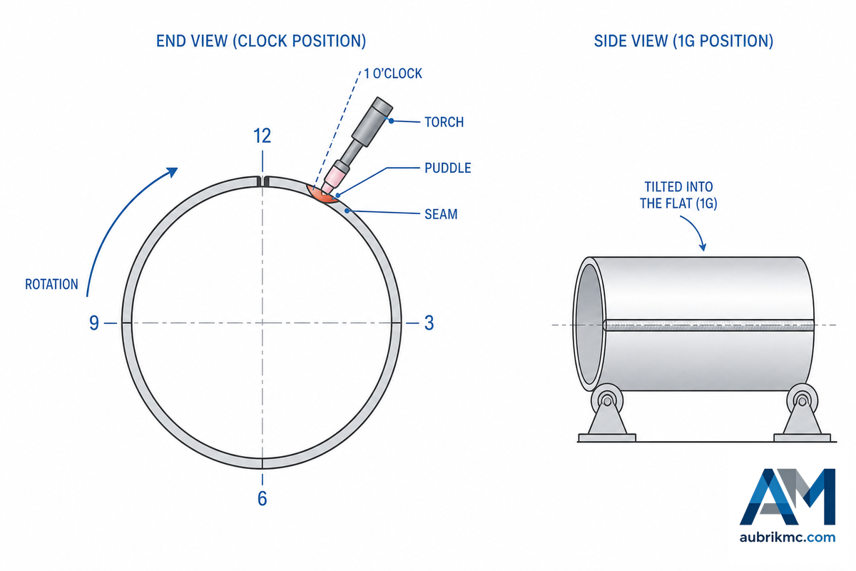 Step 4: Tilt to the Flat Position and Find the Clock — Aubrik