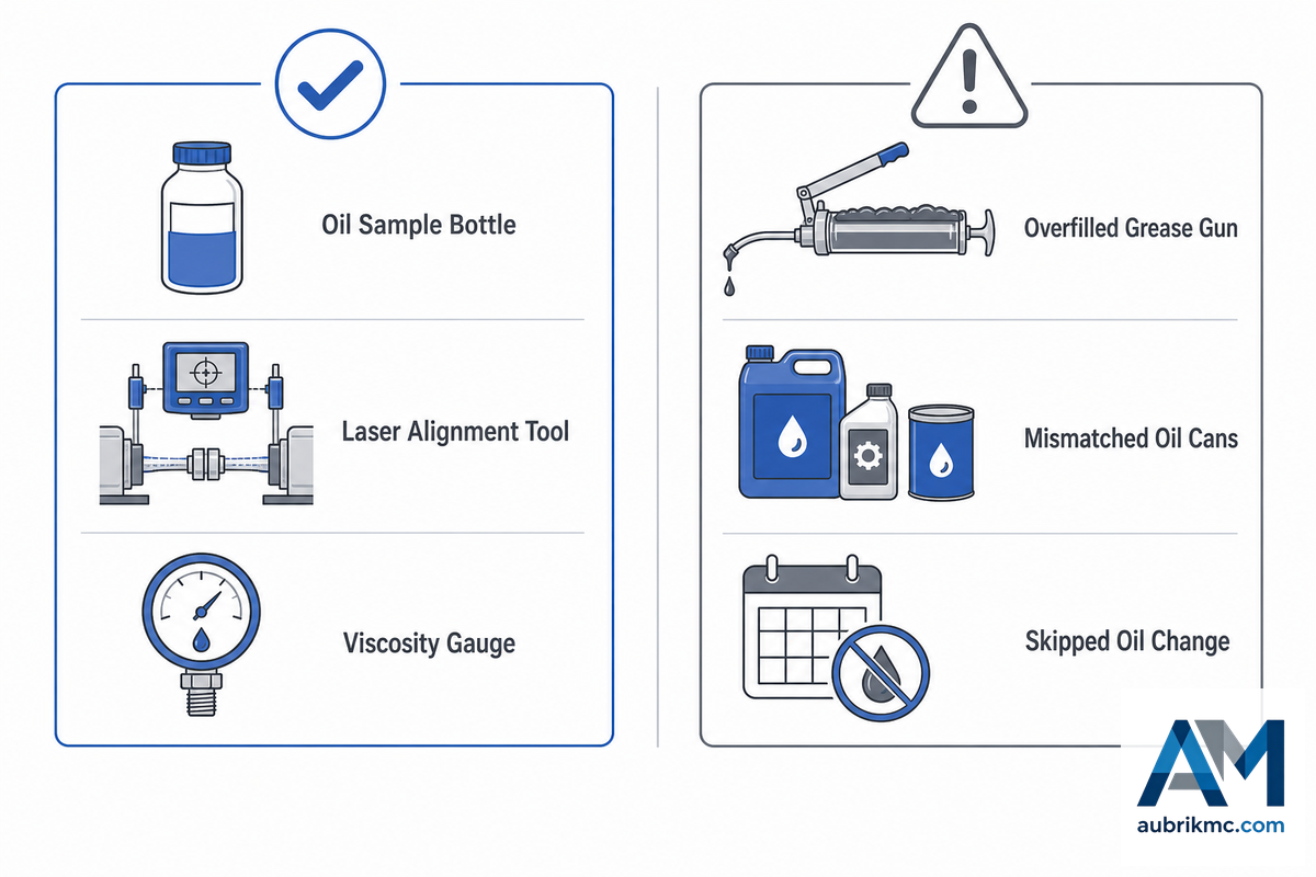 Preventive Maintenance and Lubrication Scheduling for Gear Trains — Aubrik