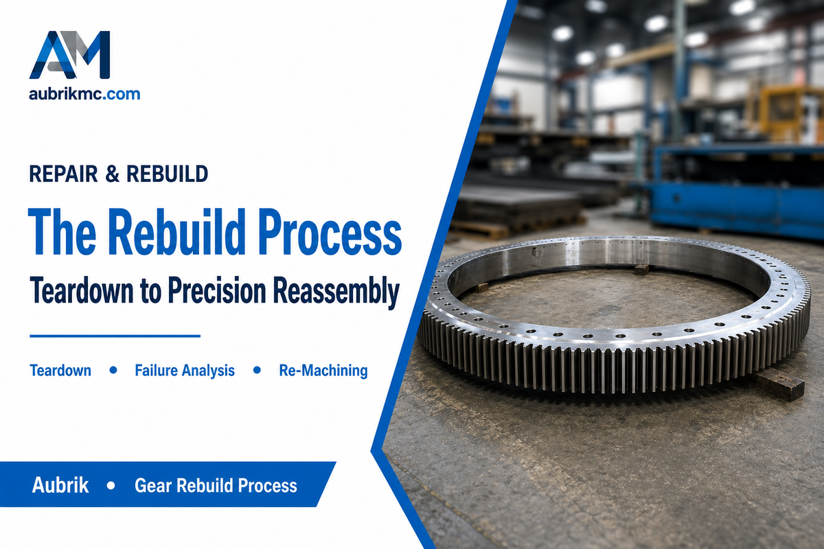 The Repair and Rebuild Process for an Industrial Gearbox — Aubrik
