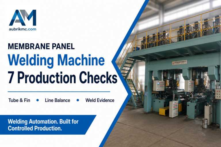 Membrane Panel Welding Machine Guide: 7 Production Checks
