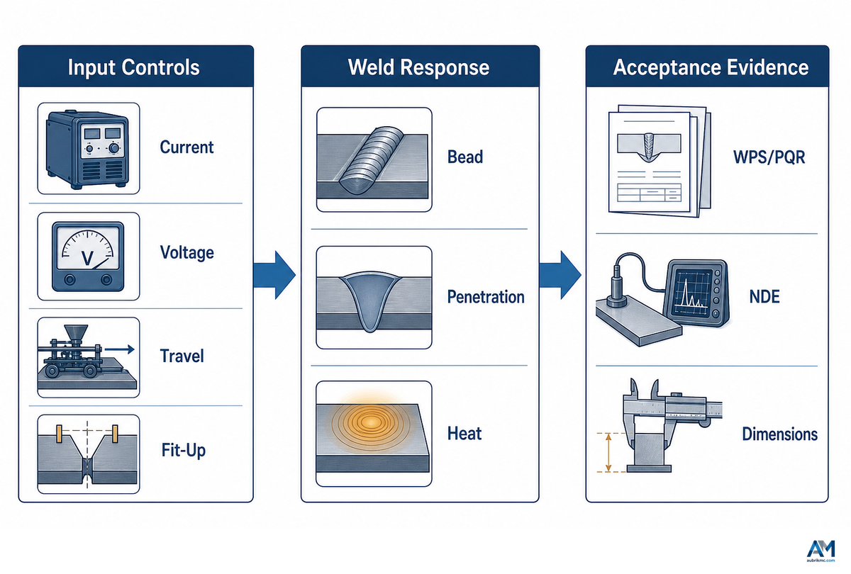 Set a Process Window Without Treating Machine Settings as a WPS — Aubrik