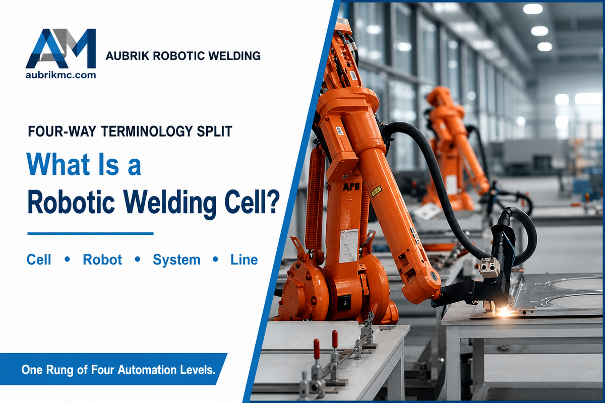 What Is a Robotic Welding Cell, The Four-Way Terminology Split — Aubrik