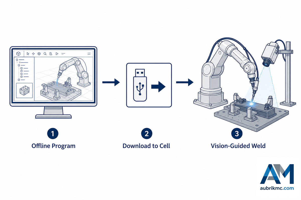 Offline Programming, Vision & Keeping the Cell Running — Aubrik