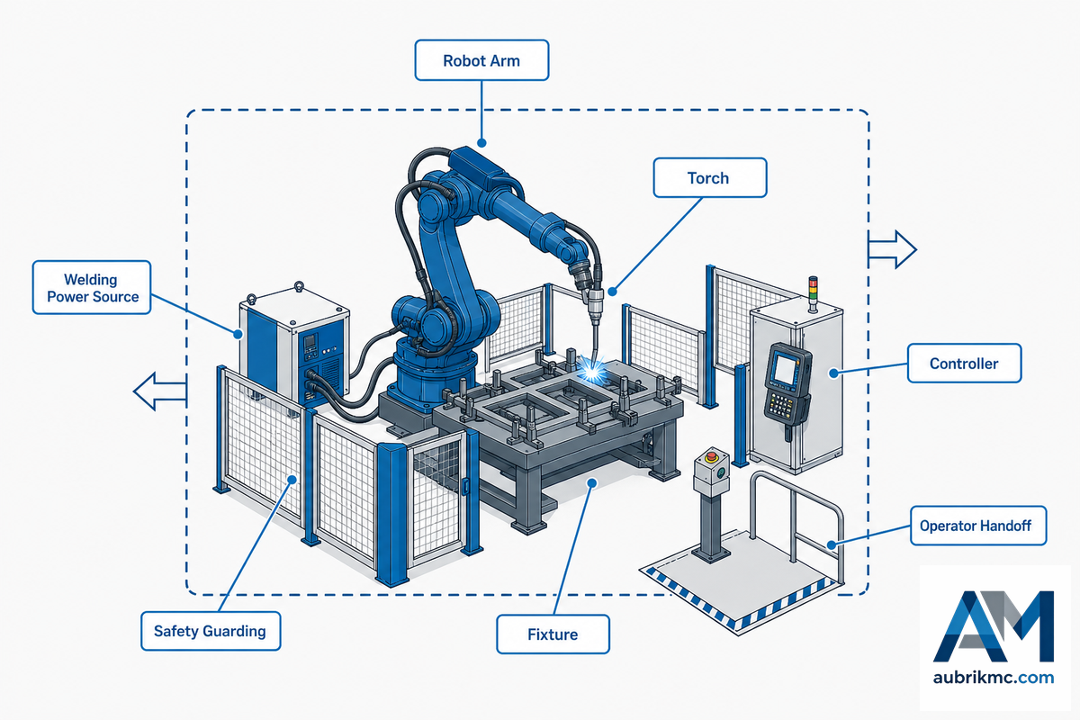 What Is a Robotic Welding Machine? A Buyer-Safe Definition — Aubrik