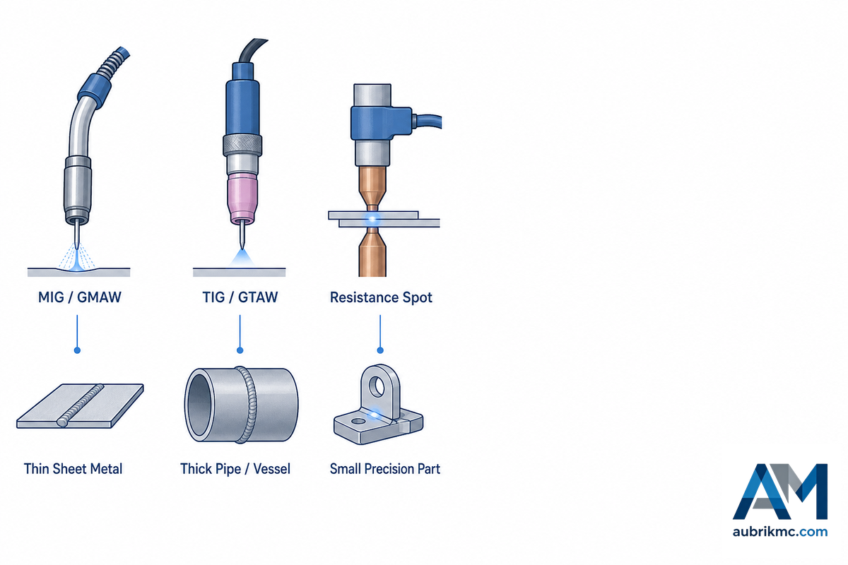 Which Welding Process Fits Your Parts — Aubrik
