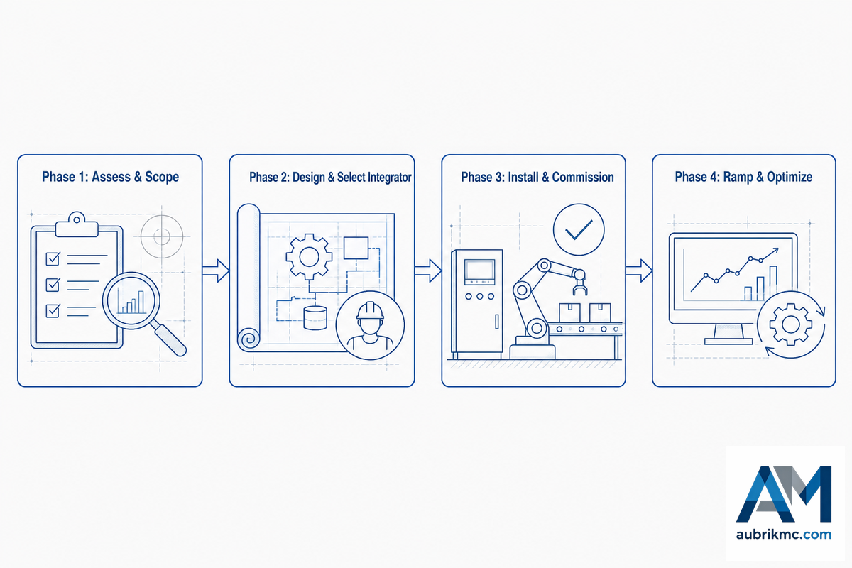 The 4-Phase Robotic Welding Systems Rollout Blueprint — Aubrik