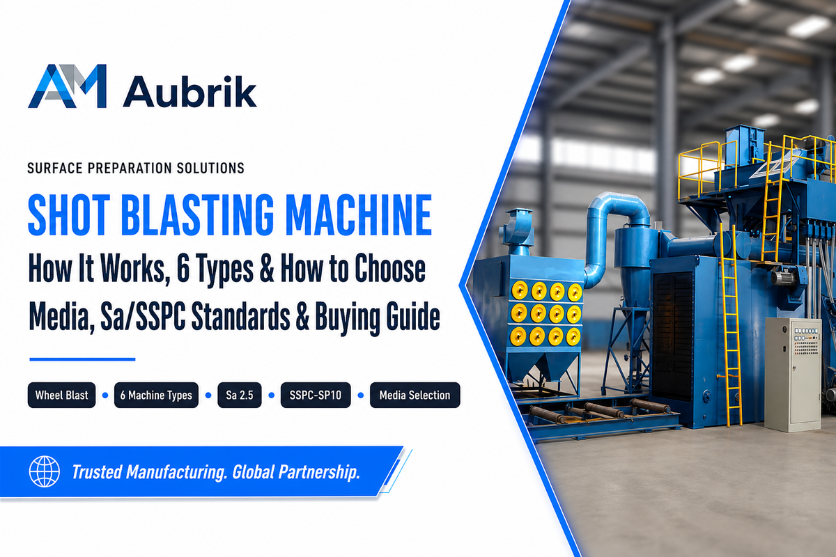 Shot Blasting Machine Guide: 6 Types & Selection
