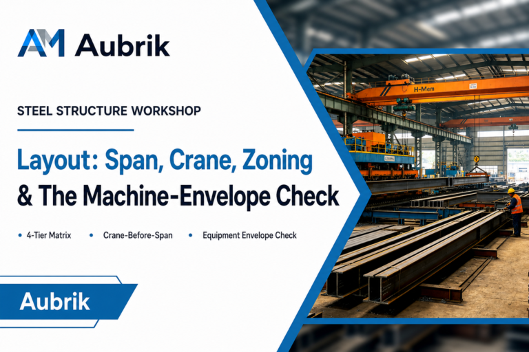 Steel Structure Workshop Layout: 4 Decisions on Cost