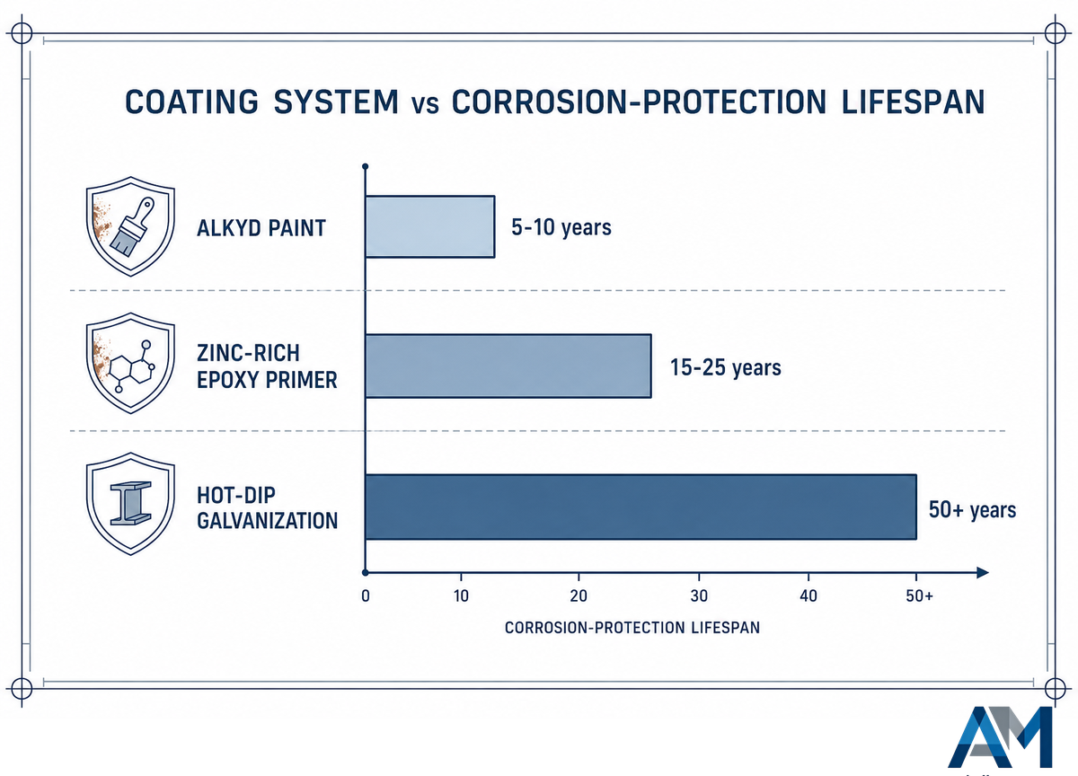 Foundation and Corrosion, What the Steel Grade Choice Locks In