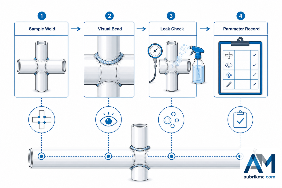 The 4-Point Weld Evidence Check — Aubrik
