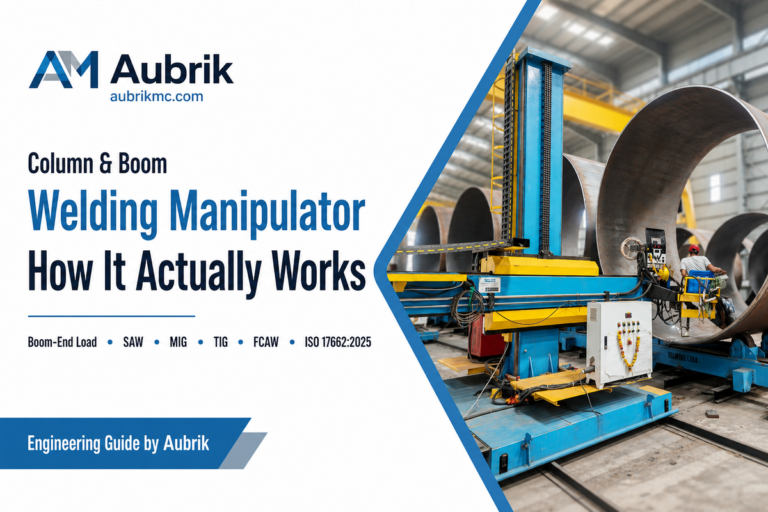 Column and Boom Welding Manipulator: How It Works & Setup Guide