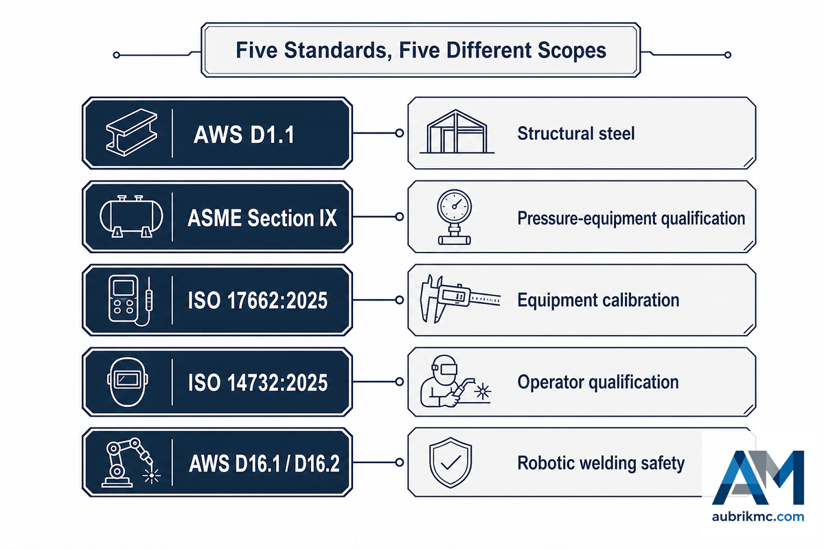 Standards That Govern Weld Quality on a Manipulator Cell — Aubrik