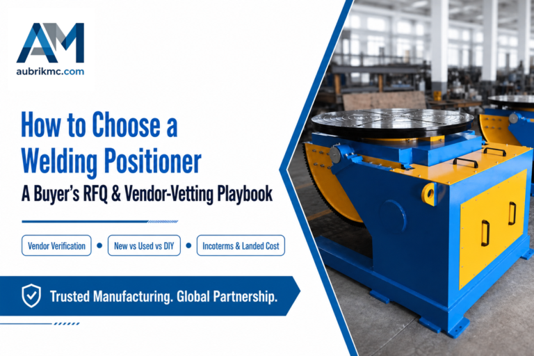 How to Choose a Welding Positioner: Vendor Vetting Guide