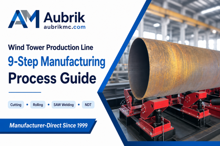 Wind Tower Production Line: 9-Step Manufacturing Guide