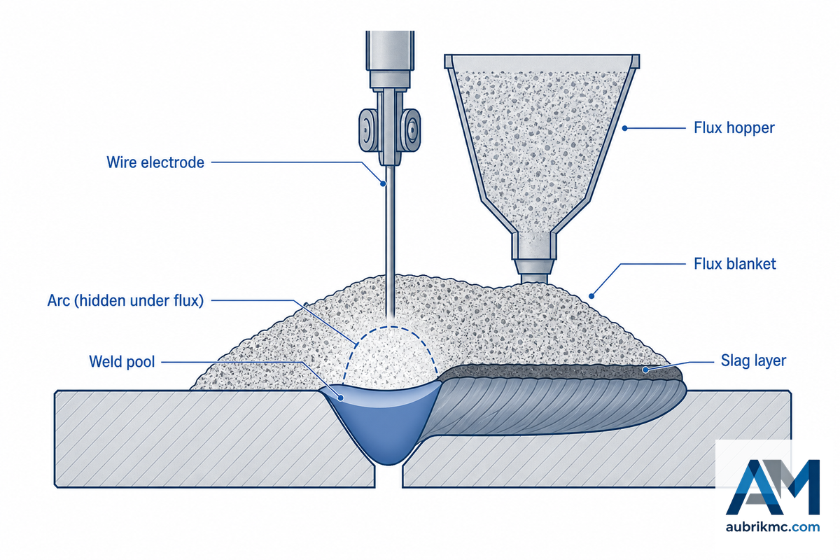Submerged Arc Welding: The Core Process Behind Every Seam — Aubrik