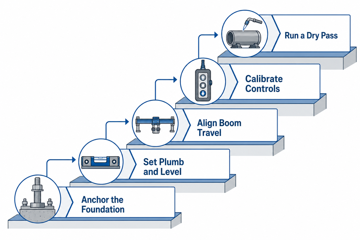 6. Installing and Commissioning a Pipe Welding Manipulator — Aubrik