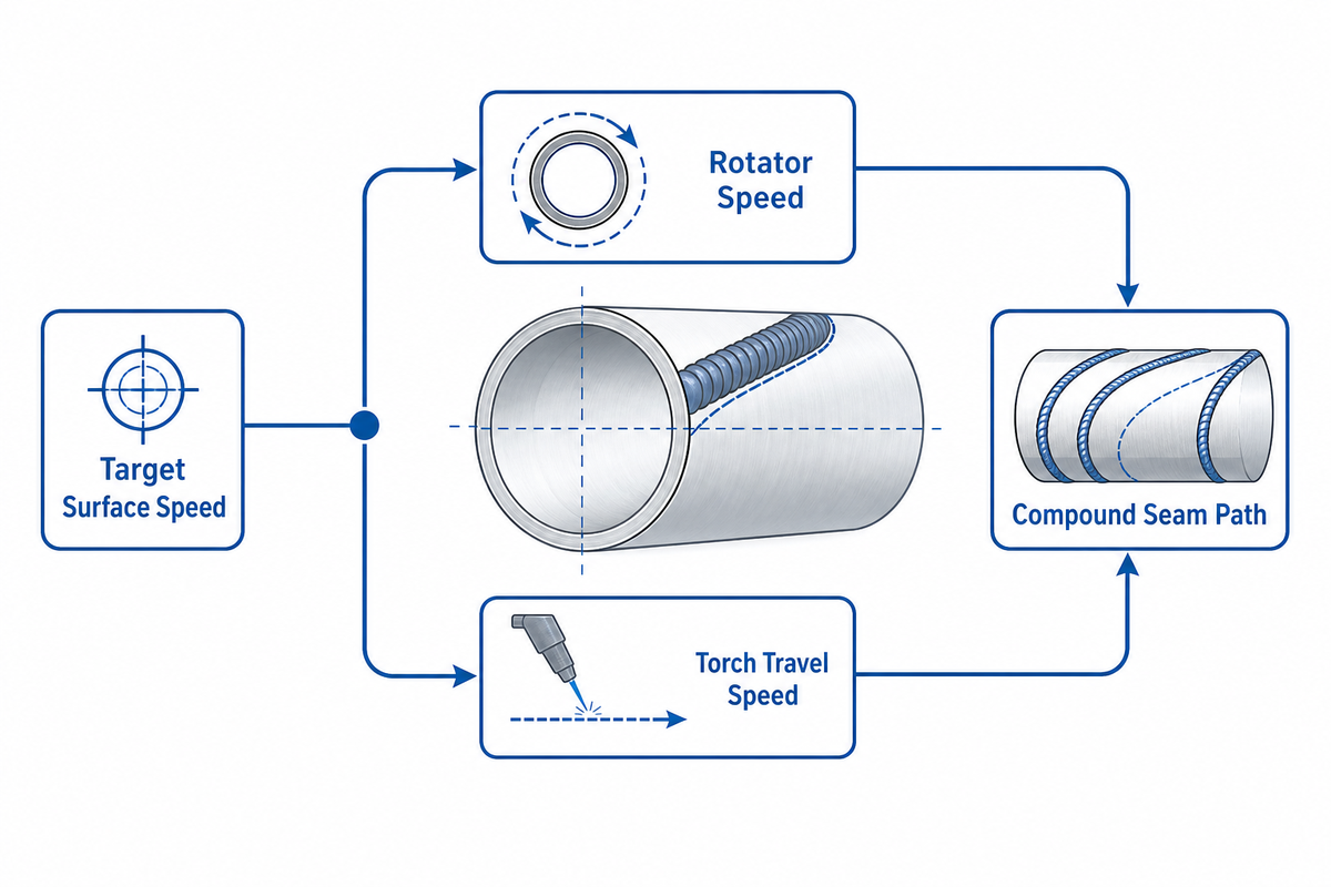 9. Pairing a Manipulator With a Pipe Rotator: Making Both Machines Track Together — Aubrik