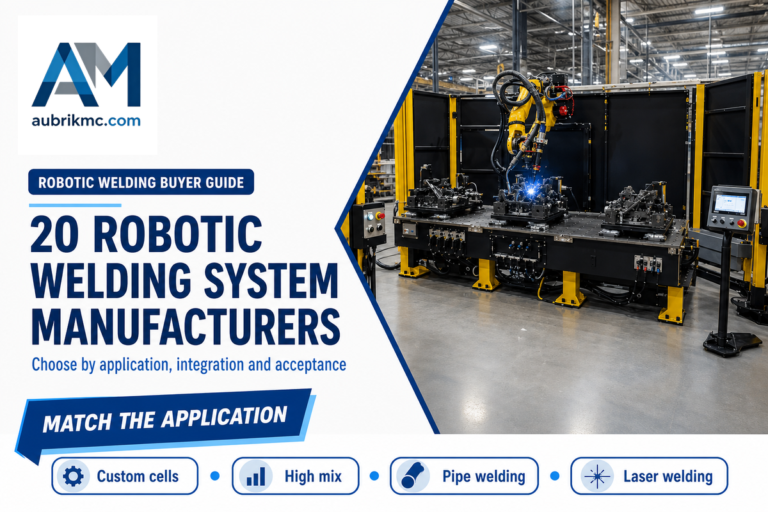 20 Best Robotic Welding System Manufacturers (2026)